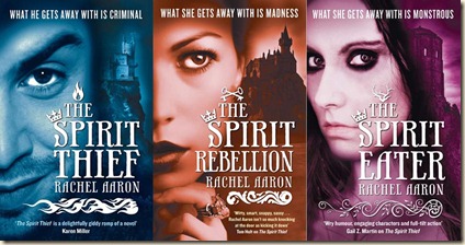 The Spirit novels Rachel Aaron covers