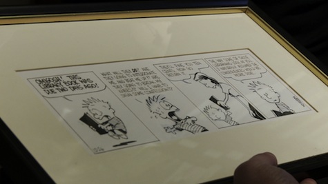 Watterson never sold and rarely traded his original art, making pieces like these extremely rare and valuable.
