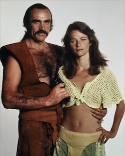 Noted actress Charlotte Rampling was in Zardoz