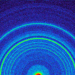 x-ray diffraction pattern of the drill site sample, as measured by CheMin—NASA/JPL
