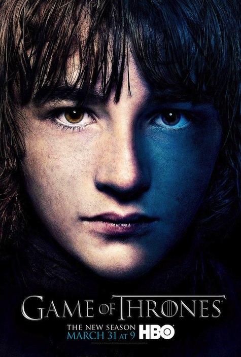 Game of Thrones season 3 character posters Bran