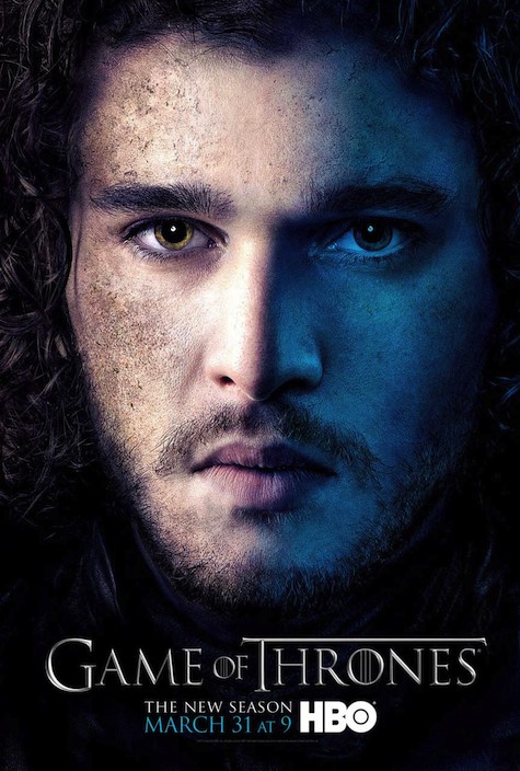 Game of Thrones season 3 character posters Jon Snow
