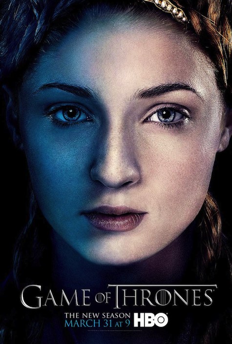 Game of Thrones season 3 character posters Sansa
