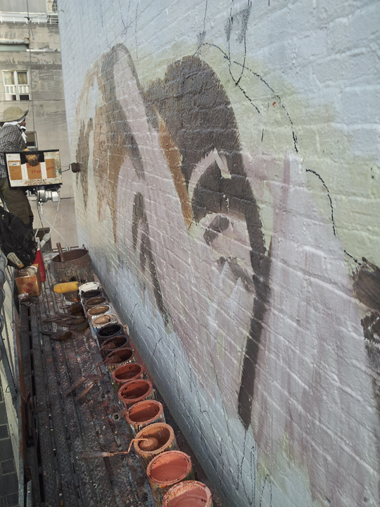 How all 13 dwarves from The Hobbit were painted onto a 150 foot tall wall in New York City