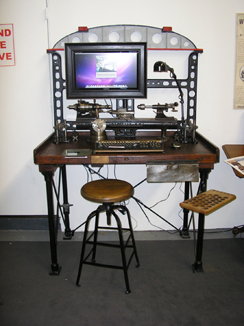 Steampunk Machinist Computer Workstation by Bruce Rosenbaum