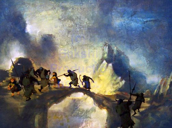 Production art from Ralph Bakshi's Lord of the Rings