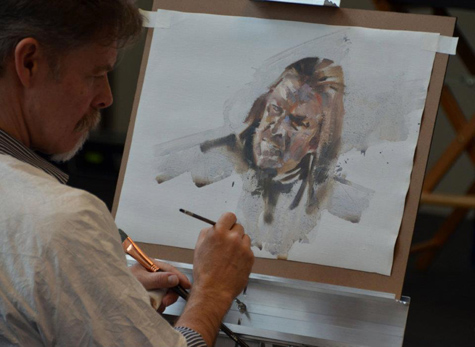 Greg Manchess paints Ned Stark