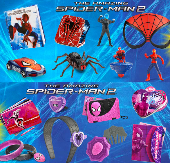 McDonalds Spider-Man 2 toys