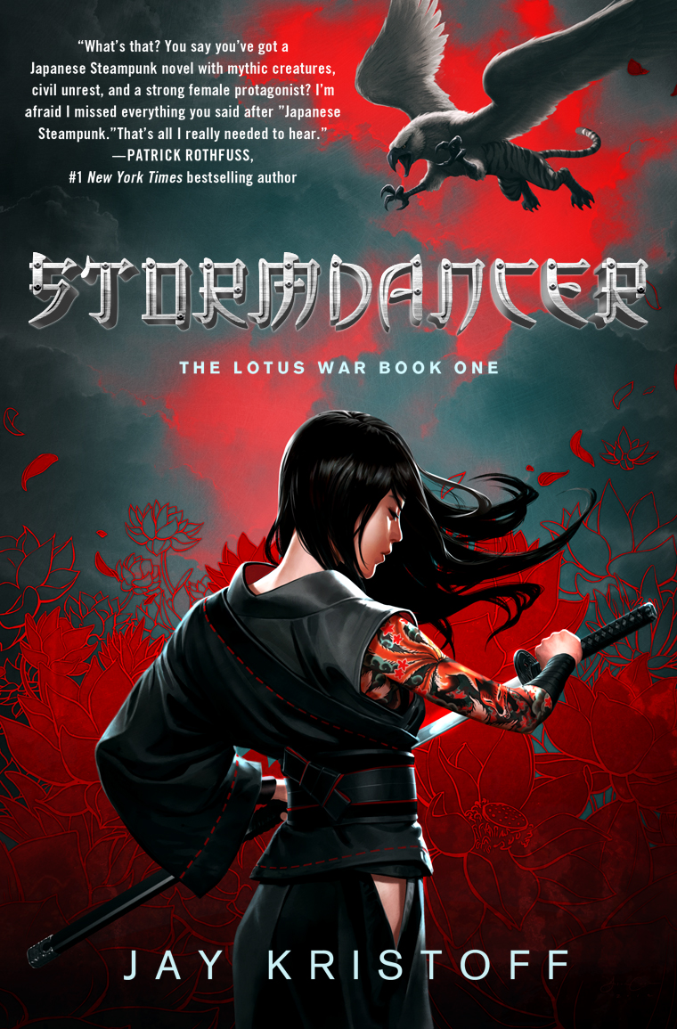 The cover for Jay Kristoff's Stormdancer