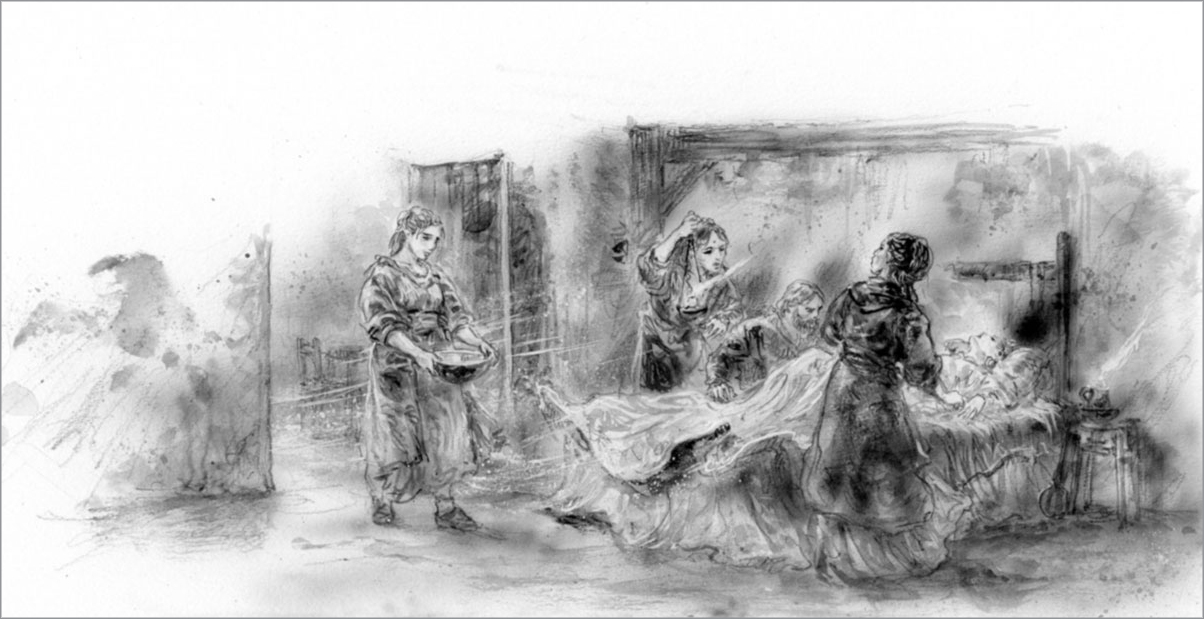 Luis Royo The Ice Drag George RR Martin sketch