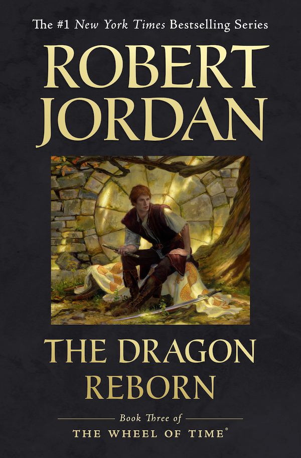 Wheel of Time trade paperback cover of Dragon Reborn
