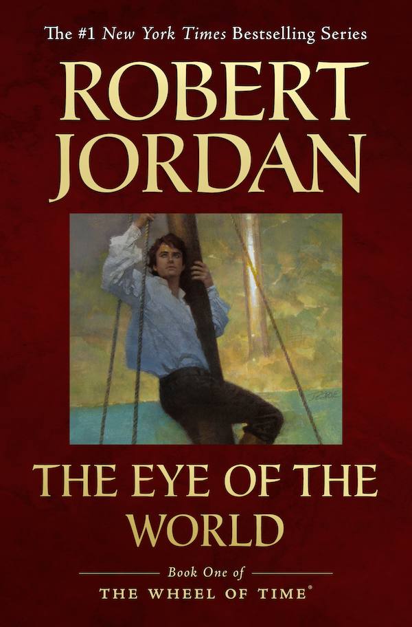 Wheel of Time trade paperback cover of The Eye of the World