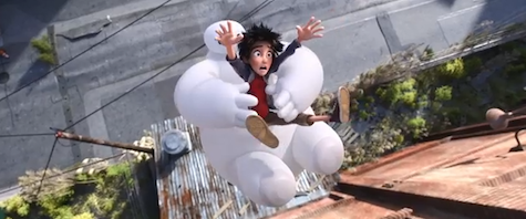 Disney Marvel Big Hero 6 full trailer watch superheroes robots Baymax Hiro Hamada Frozen Wreck-it Ralph