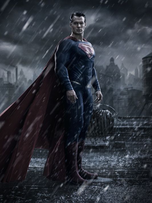 first look Superman Henry Cavill Batman v Superman: Dawn of Justice sad Batman Ben Affleck photo