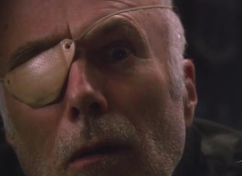 8 Essential Eyepatches in Science Fiction Col. Tigh Battlestar Galactica