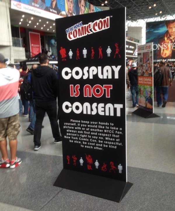 NYCC harassment policy cosplay not consent