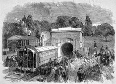 Crystal Palace Atmospheric Railway 1864
