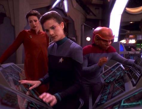 Deep Space Nine, The Darkness and the Light, Kira, Dax, Nog