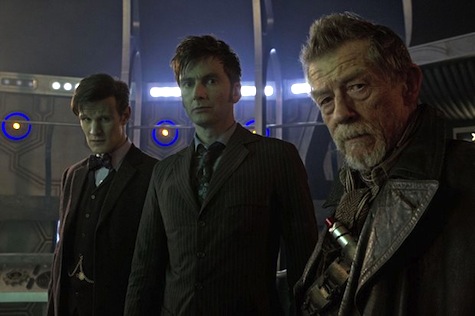 Tenth Doctor, David Tennant, Eleventh Doctor, Matt Smith, John Hurt, Doctor Who 50th anniversary