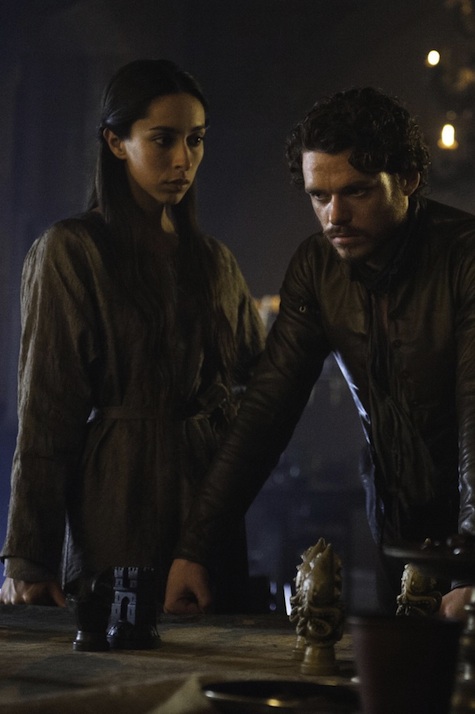 Game of Thrones season 3 Robb Stark and Talisa Westerling