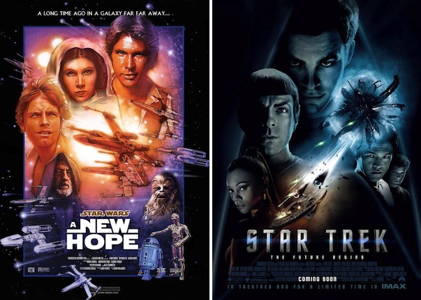 Star Wars Star Trek posters