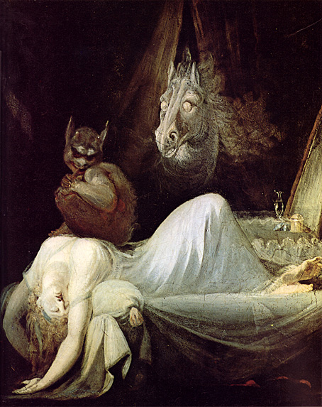 The Nightmare (second version, c. 1790) by Henry Fuseli
