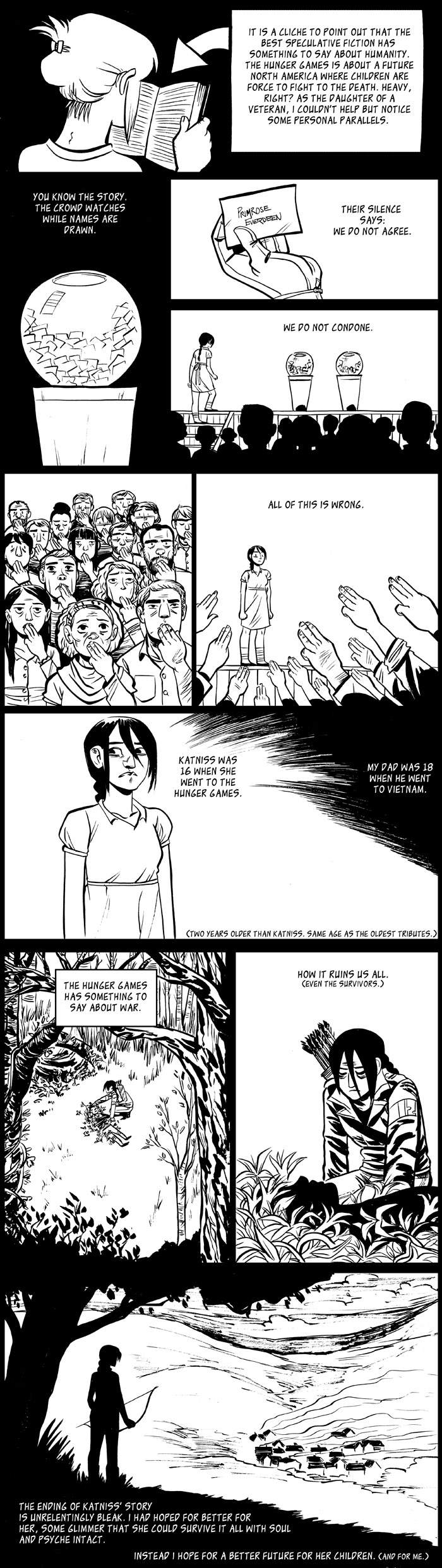 The Hunger Games comic by Faith Erin Hicks
