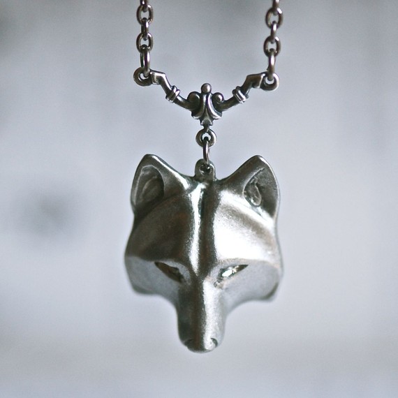 Wolf Mask Necklace