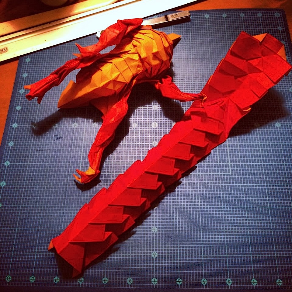 Origami Smaug the Dragon by Joseph Wu