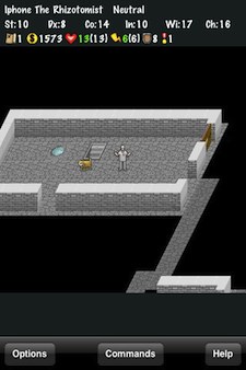 Nethack for the iPhone, iPod and iPad