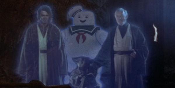 #AddAPuftRuinAMovie Stay Puft Marshmallow Man Ghostbusters best of Star Wars Force ghosts