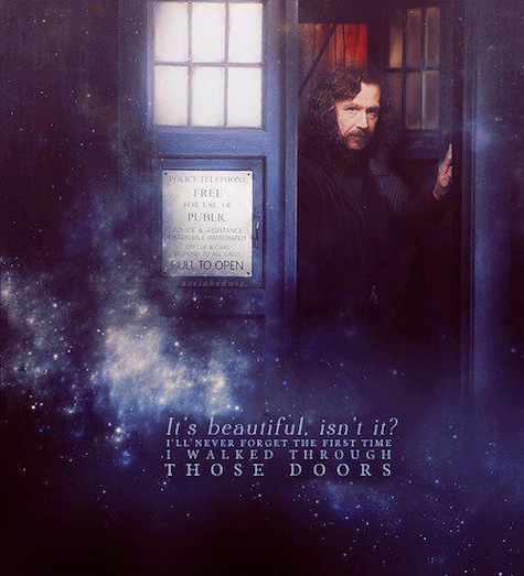 Doctor Potter meme Doctor Who Harry Potter crossover TARDIS Sirius