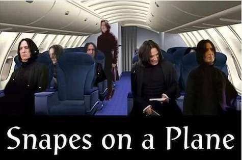 best Harry Potter memes Snapes on a Plane