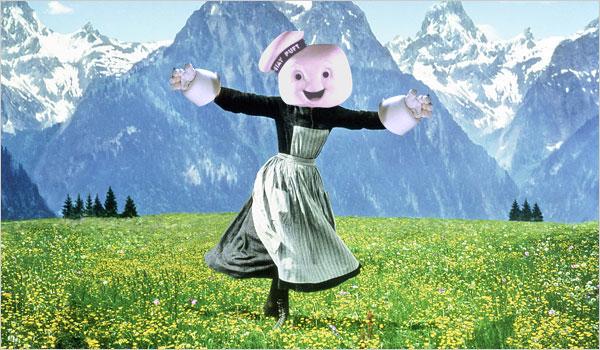 #AddAPuftRuinAMovie Stay Puft Marshmallow Man Ghostbusters best of Sound of Music