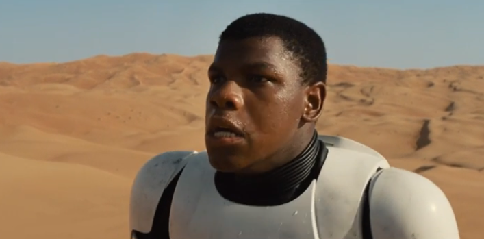 Is John Boyega a Stormtrooper as rumored or just disguised as one?