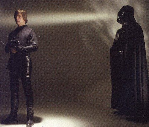 Luke and Vader