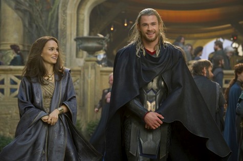 Thor the darkworld, thor and jane, chris hemsworth, natalie portman