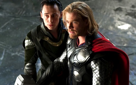Thor Loki Tom Hiddleston Chris Hemsworth