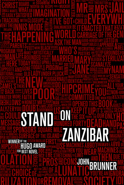Stand on Zanzibar cover process