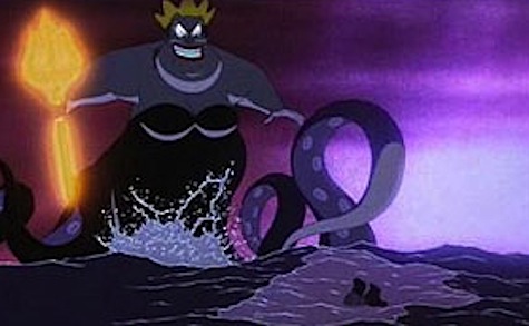 Ursula at her most sea-monsterest