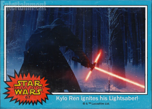 Star Wars: The Force Awakens character names Kylo Ren Adam Driver crossguard lightsaber