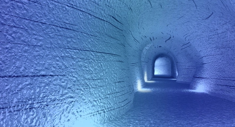 ice tunnels
