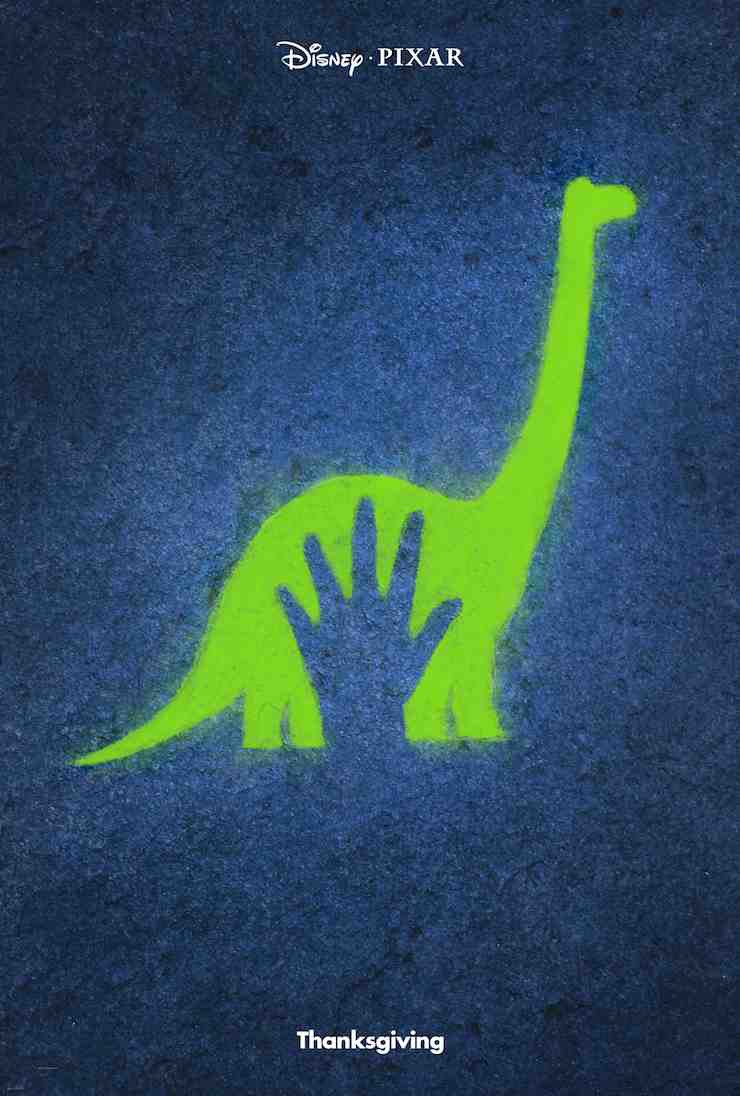 The Good Dinosaur movie poster Pixar