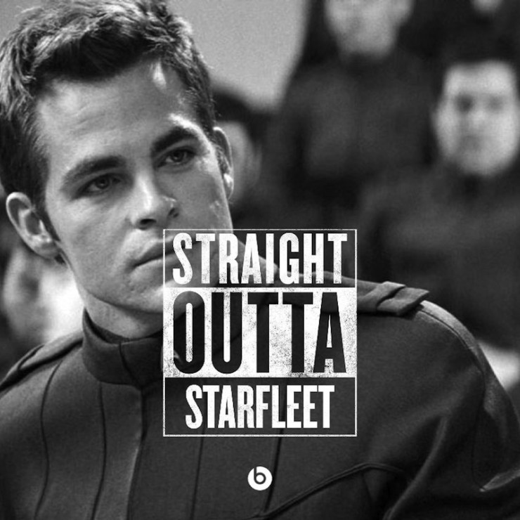 #StraightOutta geeky meme Starfleet Kirk
