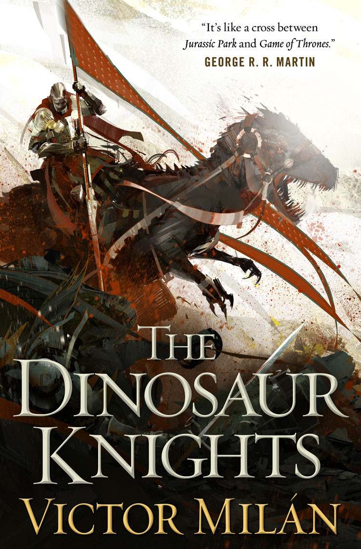 Dinosaur Knights Victor Milan cover Richard Anderson