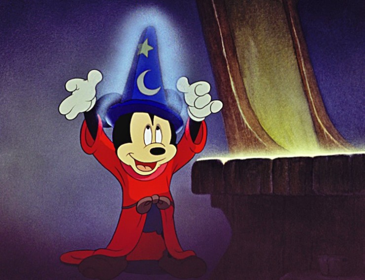 Mickey Mouse as The Sorcerer's Apprentice
