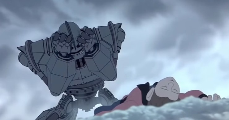watching The Iron Giant for the first time crying