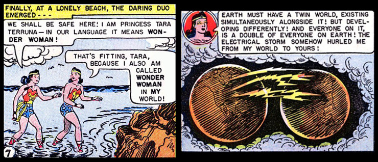 Wonder Woman Multiverse Parallel Earths