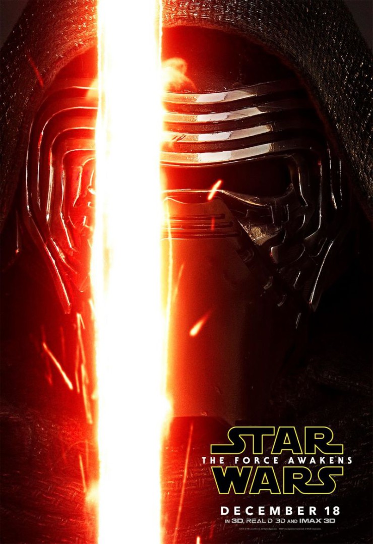 Star Wars: The Force Awakens character posters Kylo Ren