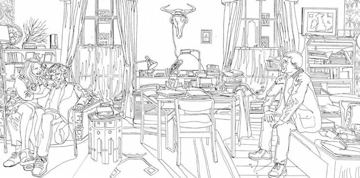 Sherlock: The Mind Palace coloring book pages